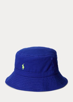 Polo Boys/Girls Cotton Twill Bucket Hat (2T-20/2T-16)