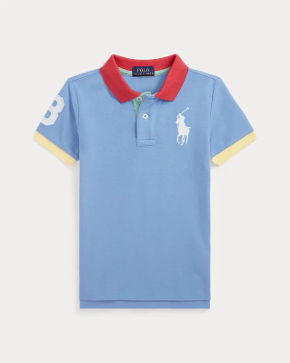 Polo Boys Big Pony Cotton Mesh Polo Shirt (2T-XL)