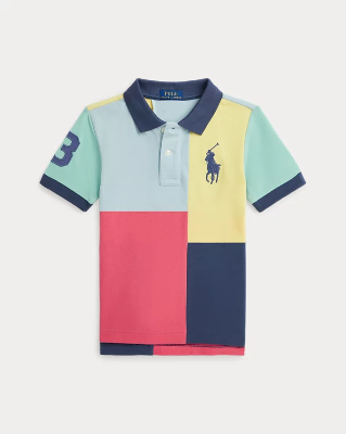 Polo Boys Big Pony Cotton Mesh Polo Shirt (2T-XL)
