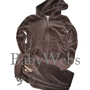 Juicy Couture Velour Tracksuit/Brown (Woman)
