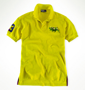 Classic-Fit Short Sleeved Match Polo/Yellow (Men)