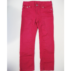 Straight Cotton Jean/Pink (Girls 2T-6X)